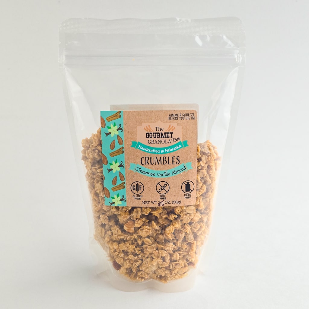 Cinnamon Vanilla Almond Crumbles