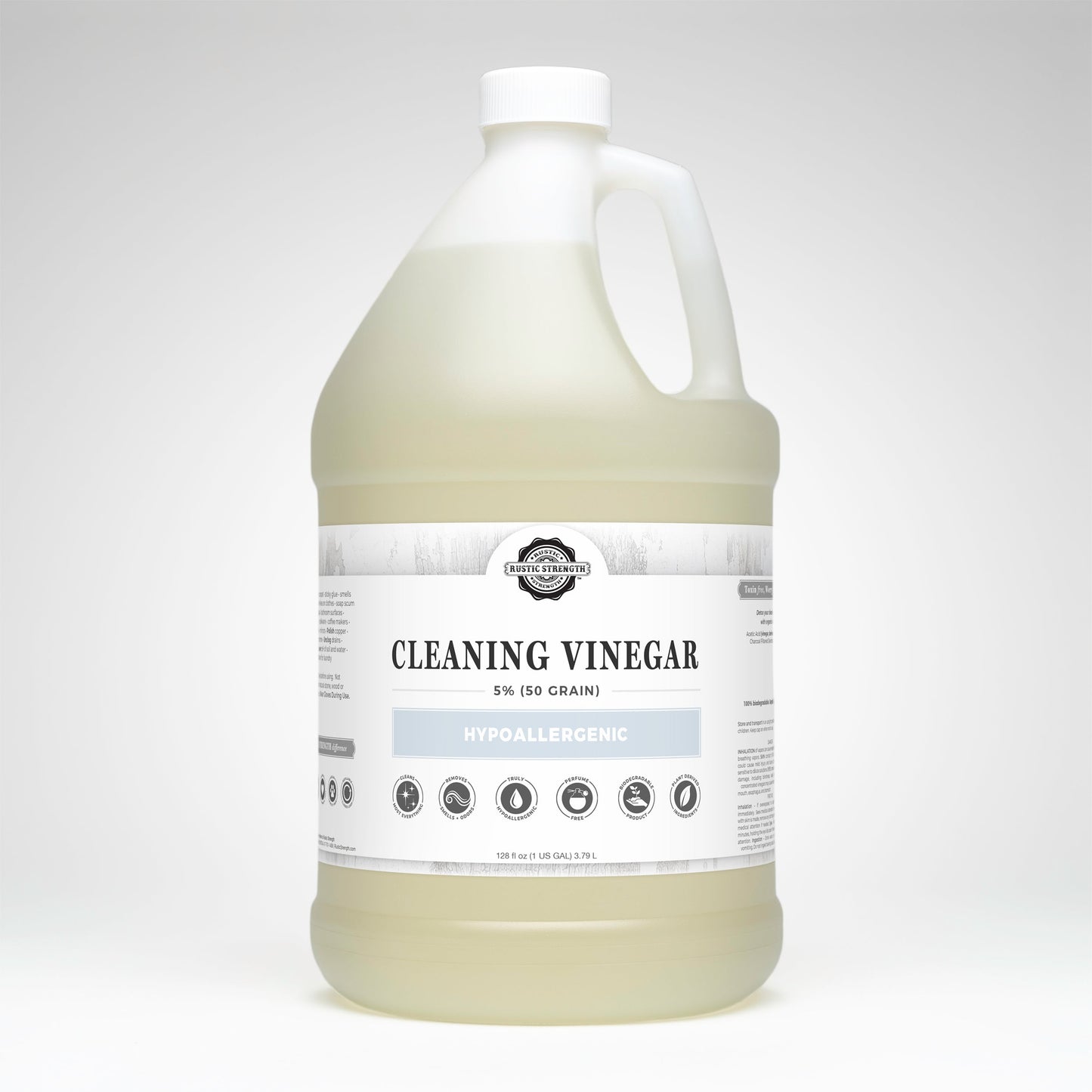 Organic White Cleaning Vinegar | 5% (50 grain)