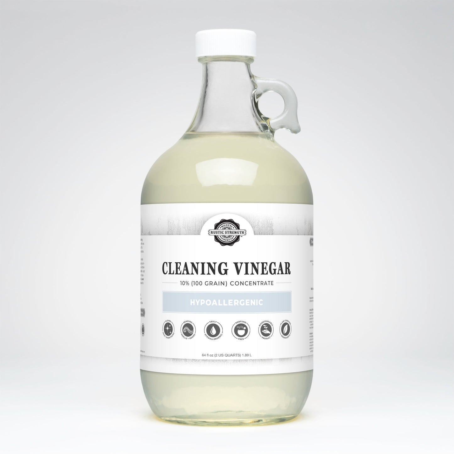 Organic White Cleaning Vinegar Concentrate | 10% (100 grain)