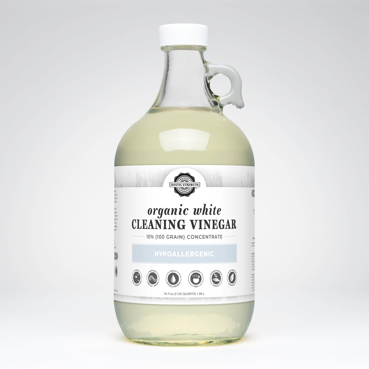 Organic White Cleaning Vinegar Concentrate | 10% (100 grain)