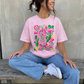 Floral Cowboy Boot Tee | Laree Ranch