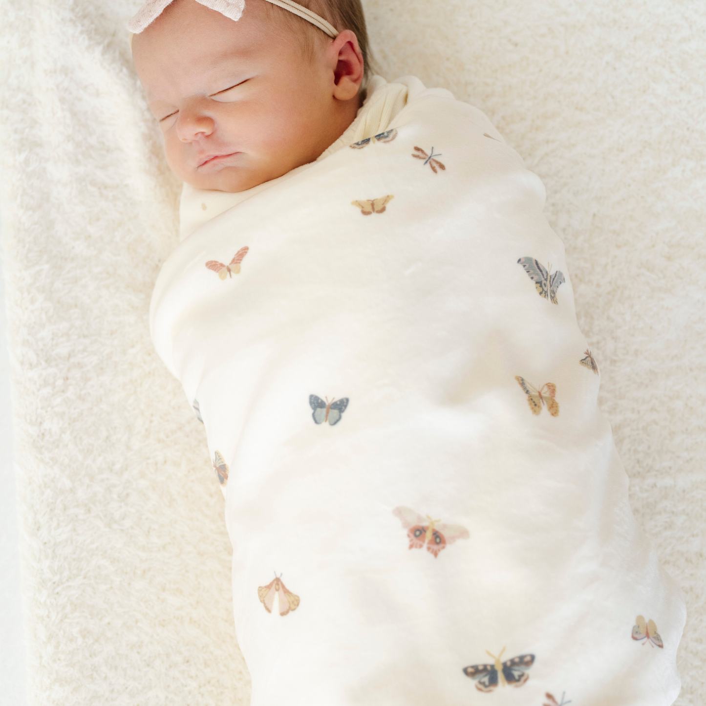 MINKY STRETCH LUXE SWADDLE/BLANKET