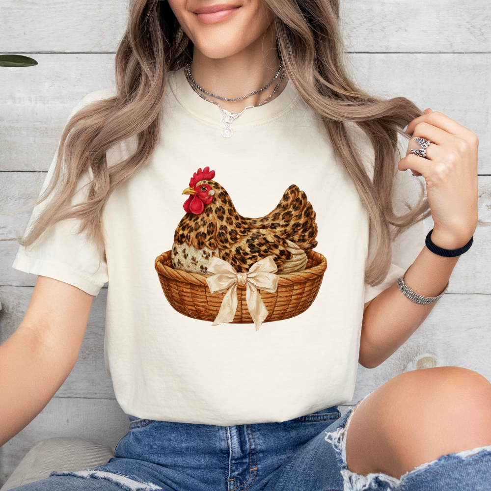 Leopard Chicken Tee | Laree Ranch