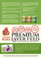 Non-GMO Herbal Layer Feed With Oregano & Garlic - [Oyster Shells Pre-mixed in]
