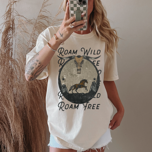 Roam Wild Adult Tee | Laree Ranch