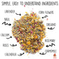 Best Eggs Ever! (TM) Nesting Herbs (Chamomile, Roses, Lavender, Cornflowers, & Calendula) For Pet Chickens