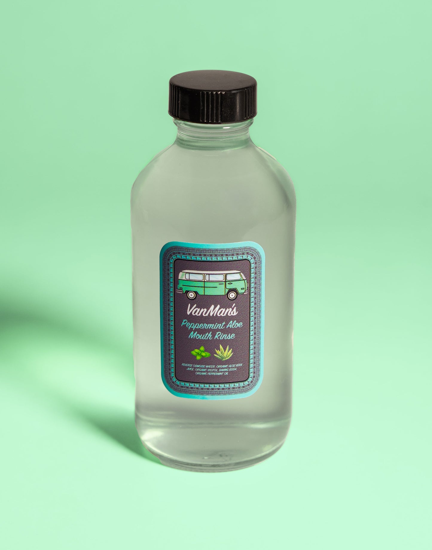 VanMan's Peppermint Aloe Mouth Rinse - 8 oz