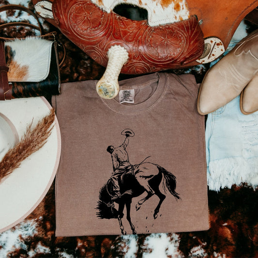 Bucking Bronc Adult Tee | Laree Ranch