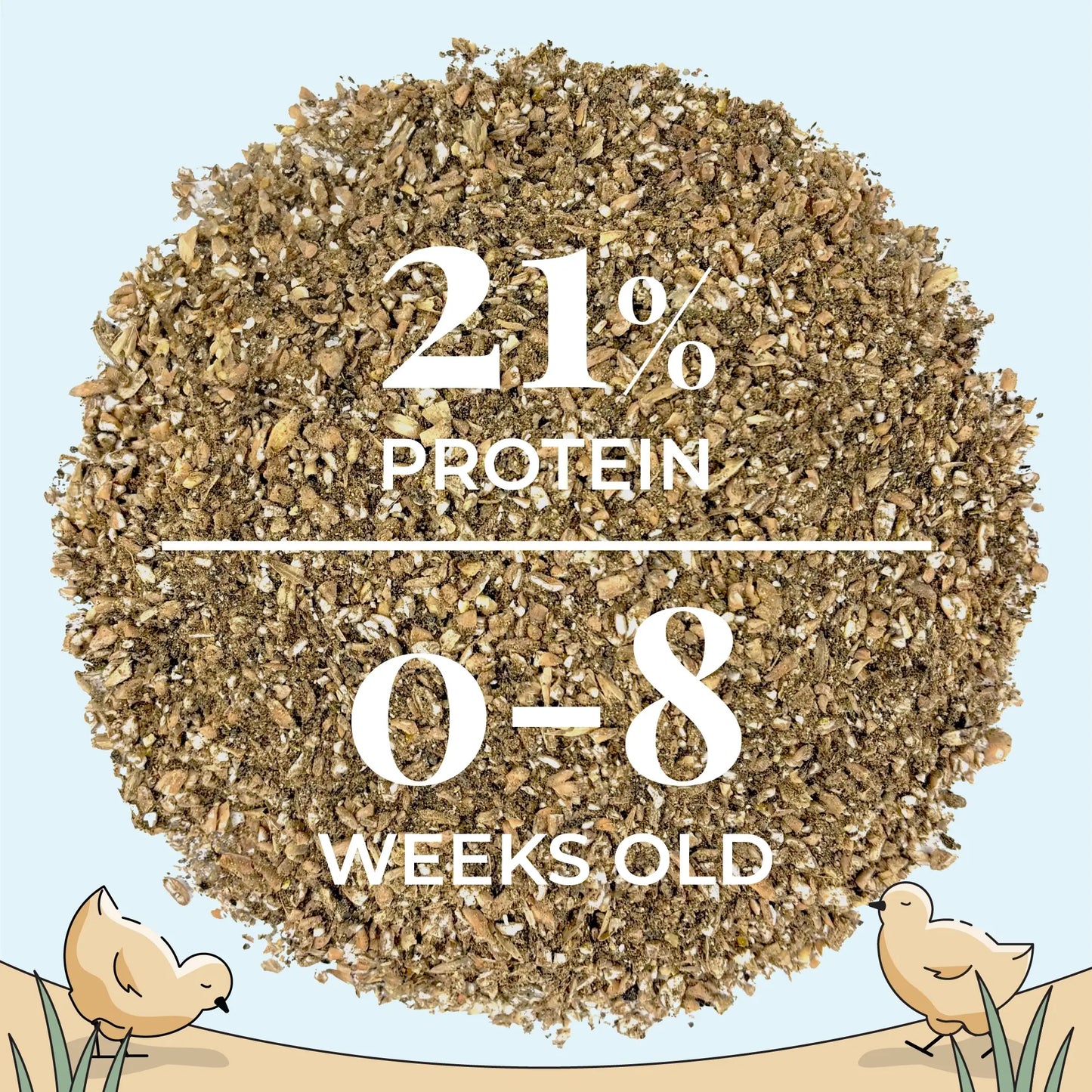 Starter Bundle | 8 Weeks of Organic Feed & Grit for 6 Chicks