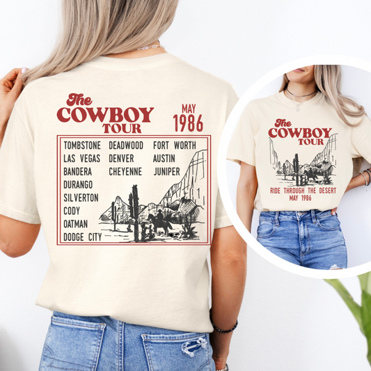 The Cowboy Tour Adult Tee | Laree Ranch