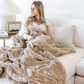 PATTERNED FAUX FUR XL THROW BLANKETS