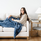 PATTERNED FAUX FUR THROW BLANKETS