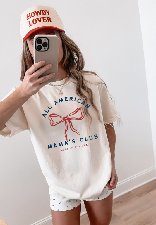 All American Mama's Club Tee