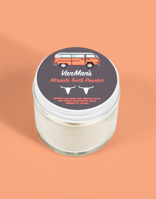 *New* VanMan's Miracle Tooth Powder - Cinna-Bone 2 oz