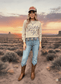 Giddy Up Twisted Rope Graphic Sweatshirt