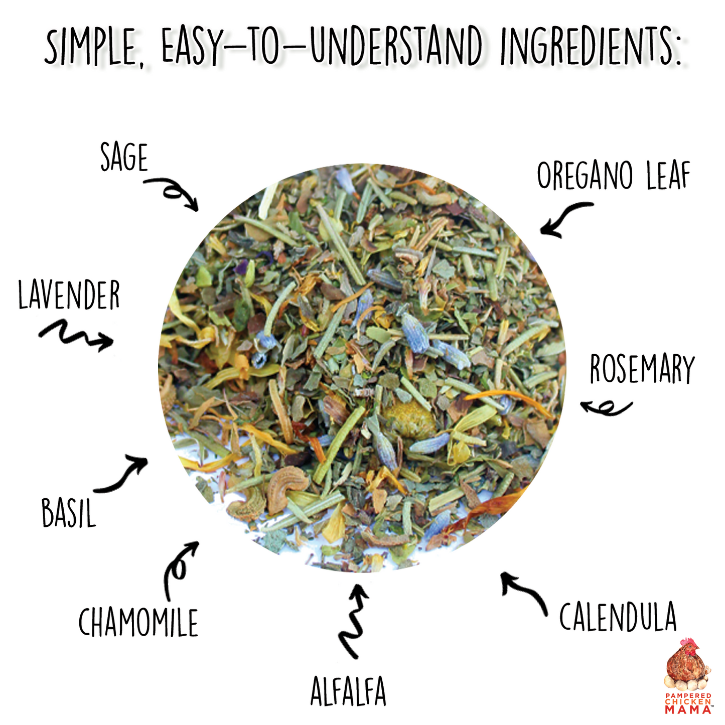 Scent of Spring Nesting Herbs For Backyard Chickens With Lavender, Chamomile, Calendula, and more!