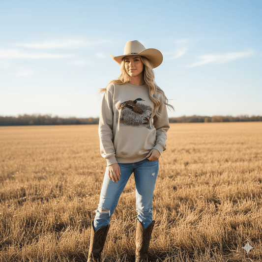 Vintage Duck Graphic Sweatshirt