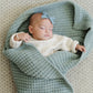 WAFFLE KNIT RECEIVING BLANKETS